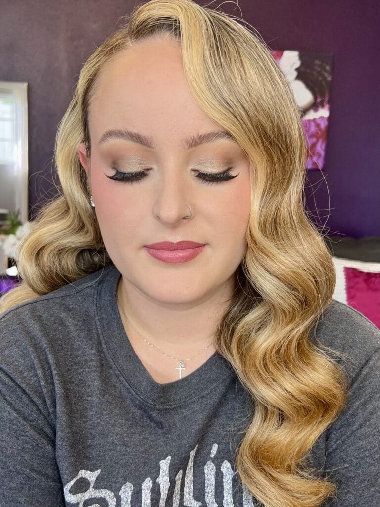 after bridal trial makeup by Pacheco Beauty