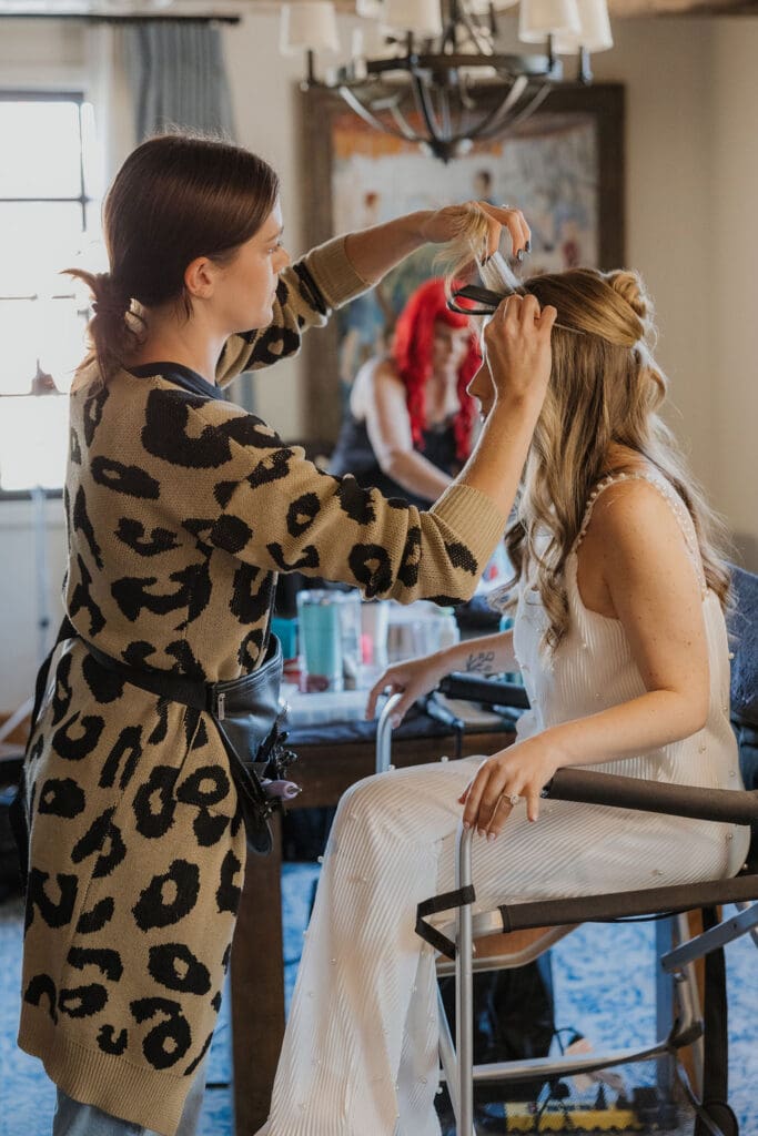 Bridal beauty on wedding day with Pacheco Beauty